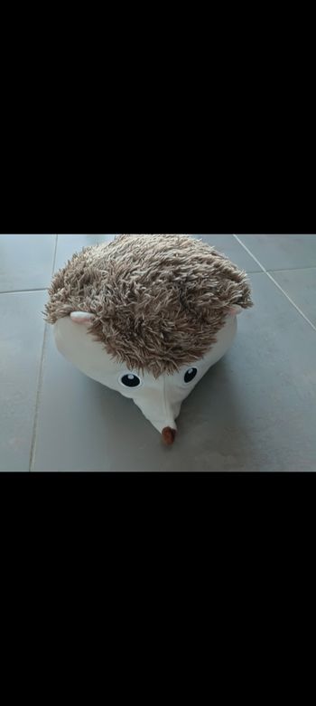 Plaid couverture hérisson qui peut se mettre en boule