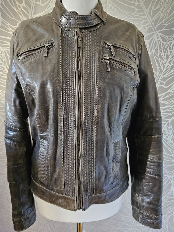 Veste cullister taille M en 100 % cuir d agneau