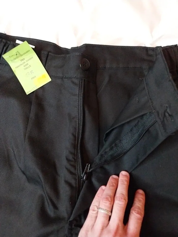 Pantalon de cuisine neuf avec étiquette  homme taille 38 - photo numéro 3