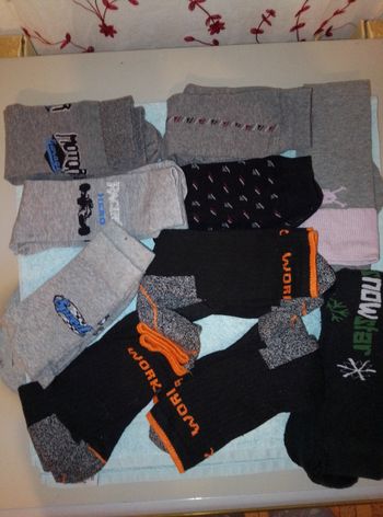 Lot chaussettes homme