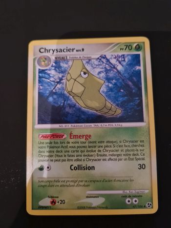 Carte pokemon chrysacier