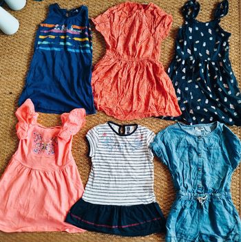 Lot robes d'été 6 ans