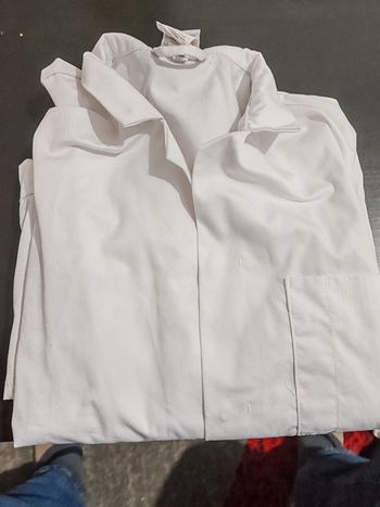Blouse blanche longue