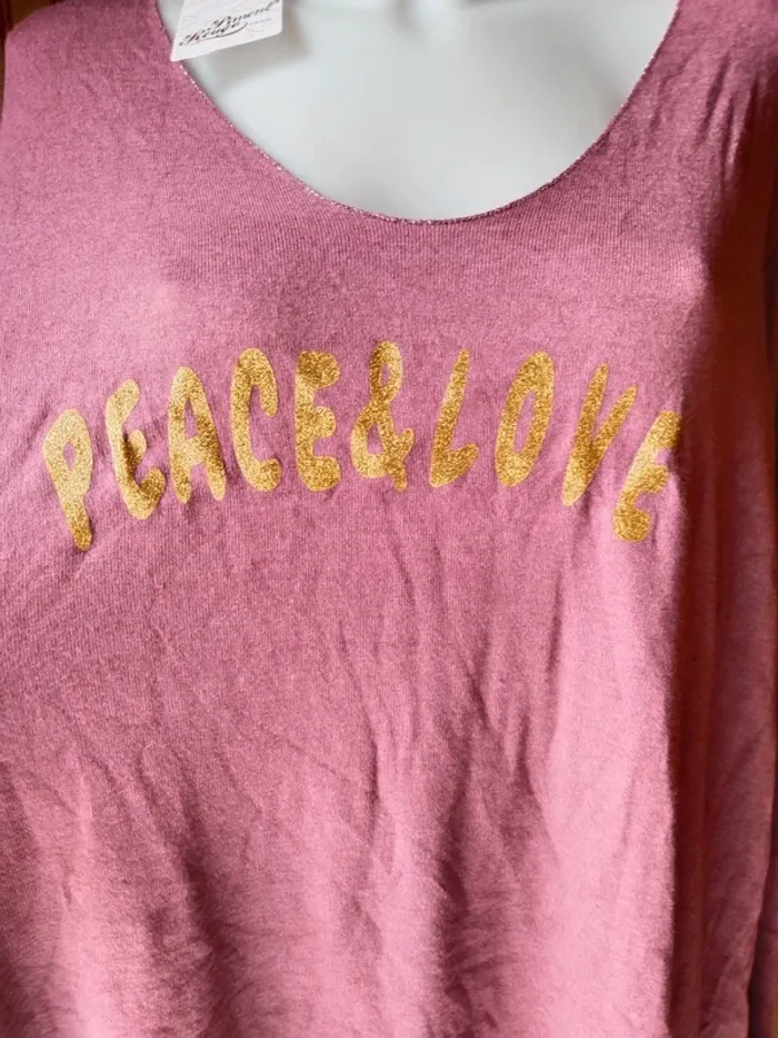 Superbe pull grande taille 52/54 femme marque Piment rouge - photo numéro 2