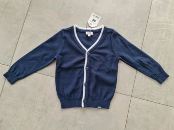 Gilet col V cérémonie 2/3 ans