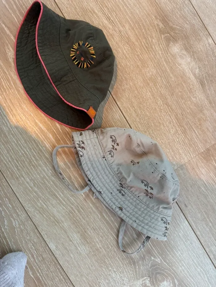2 chapeaux bob garçon