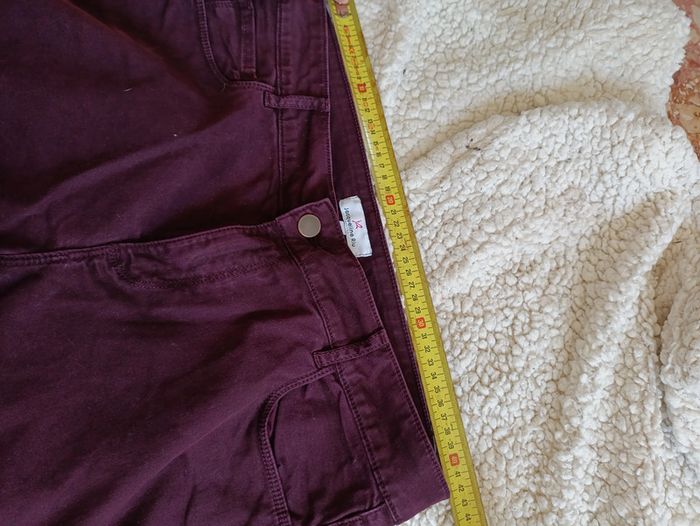Jacqueline Riu violet bordeaux foncé – taille 42 – 98 % coton cute violet mignon - photo numéro 4