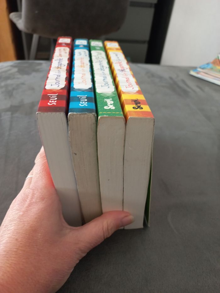 Lot 4 livres journal d'un dégonflé tomeb1 2 3 4 - photo numéro 7