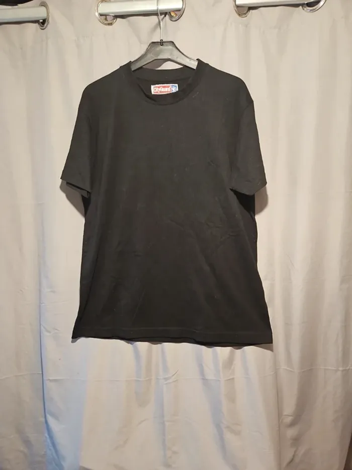 Tee shirt noir uni