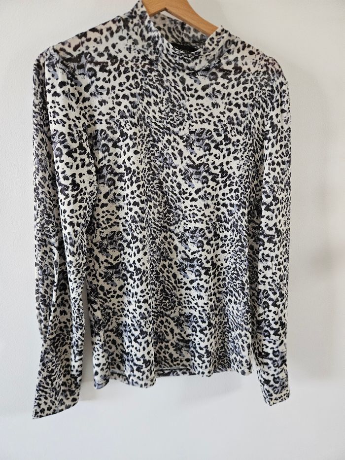 Blouse leopard transparente - photo numéro 3