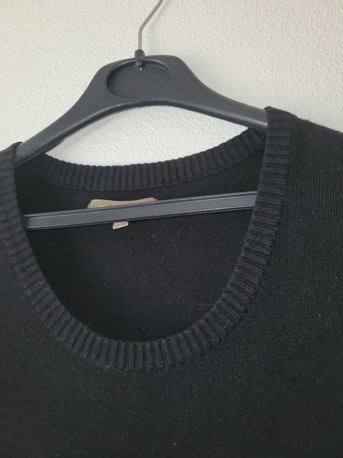 Robe noir ceinture marron - photo numéro 5