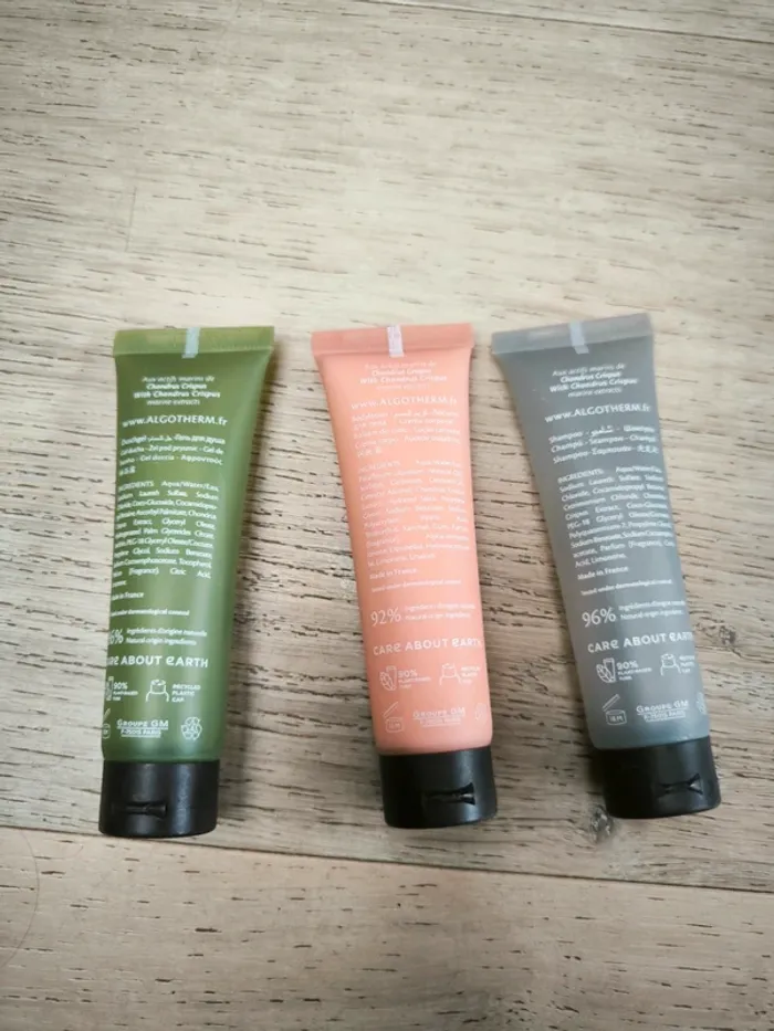 Lot de 3 tubes de produits de beauté algotherm - photo numéro 2