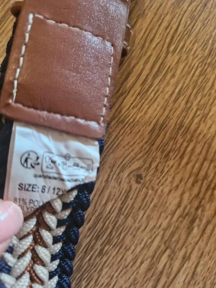 Ceinture garçon 8/12 ans - photo numéro 3
