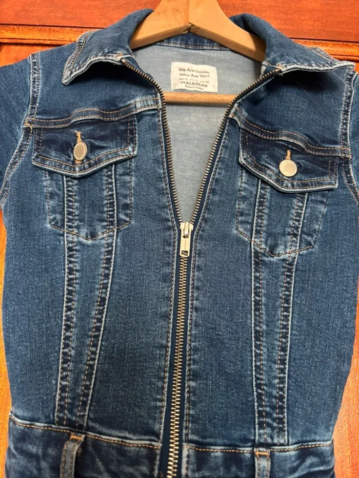Combinaison en jean femme taille XS - photo numéro 3