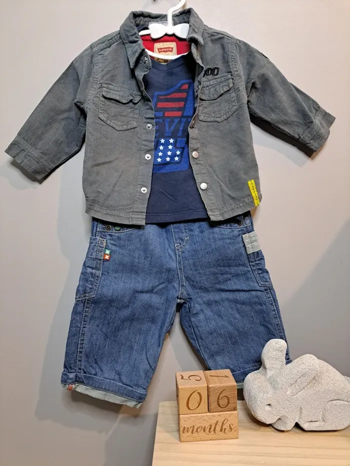 Ensemble 3 pièces - Levi's - 6 mois
