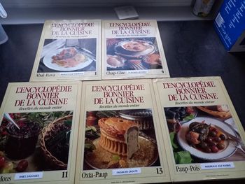 Lot de 5 livres de cuisine