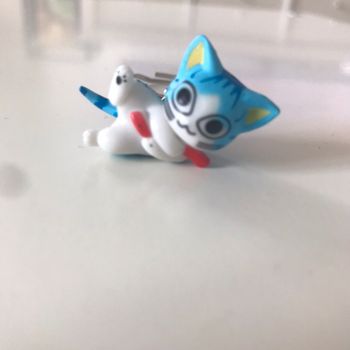 Porte clés vintage chat