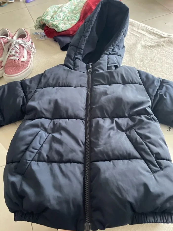 Manteau doudoune chaude, petit bateau, trois ans mixte - photo numéro 5