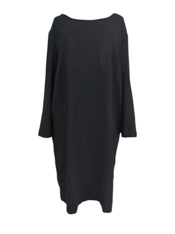 Robe noir chic dos dénudé Mango Taille L