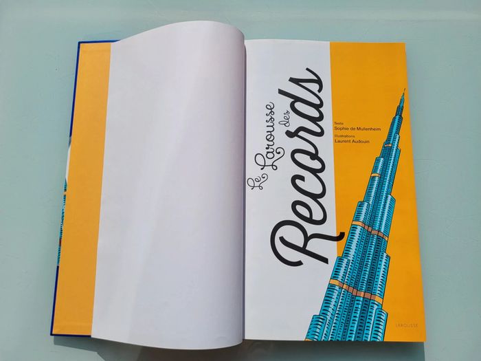 Grand livre Le Larousse des Records, couverture mousse - photo numéro 3