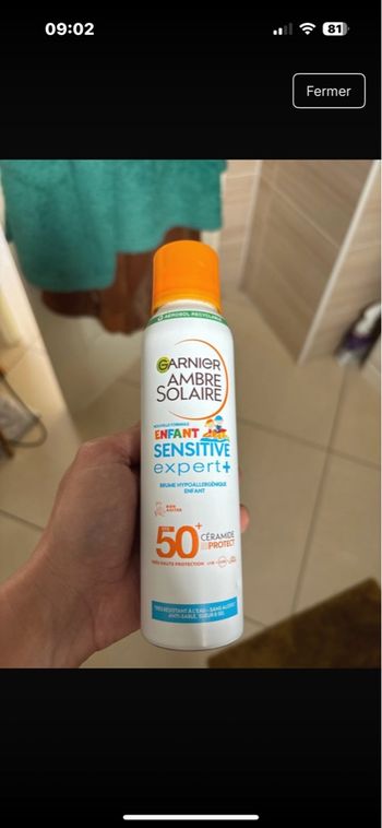 Crème solaire