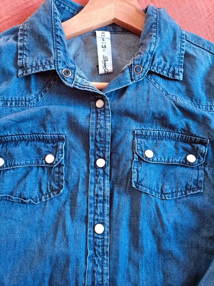 Chemise en jean femme - photo numéro 2