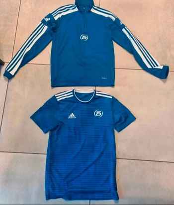 Lot haut + pull Adidas Z5 sport foot homme