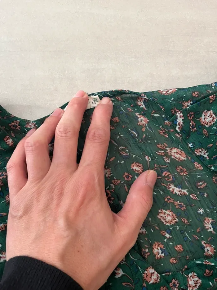 Blouse verte - photo numéro 6