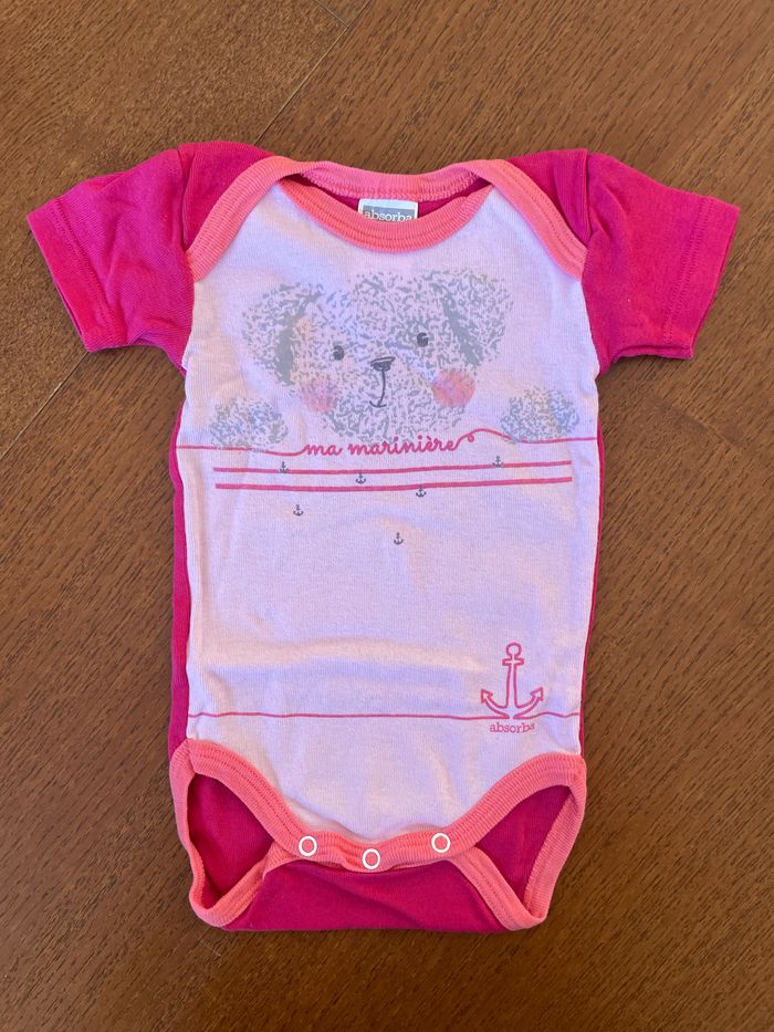 Lot de 2 bodies 3 mois absorba - photo numéro 2