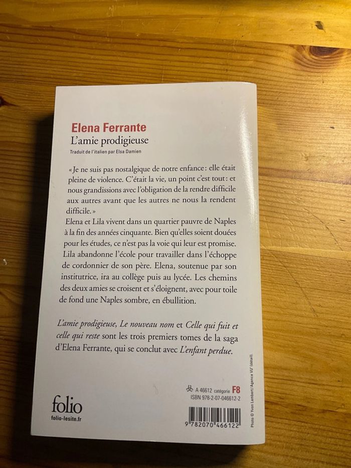 L’amie prodigieuse livre Elena ferrante - photo numéro 3