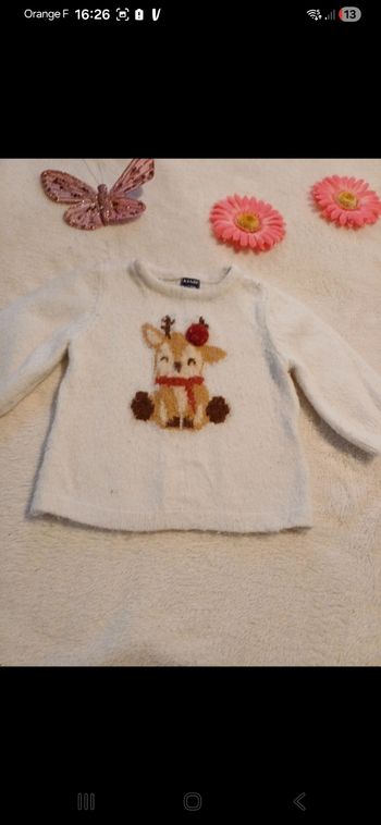 Pull bébé taille 6 mois
