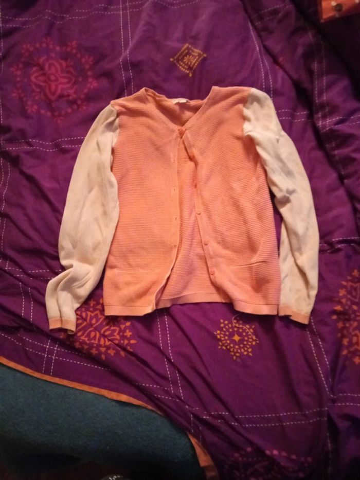 Gilet orange 10 ans du pareil au même