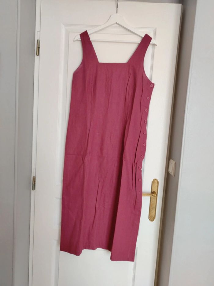 Robe en lin 42 comme neuve - photo numéro 2