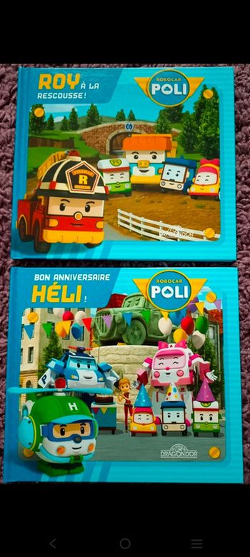 Lot de livres Robocar POLI