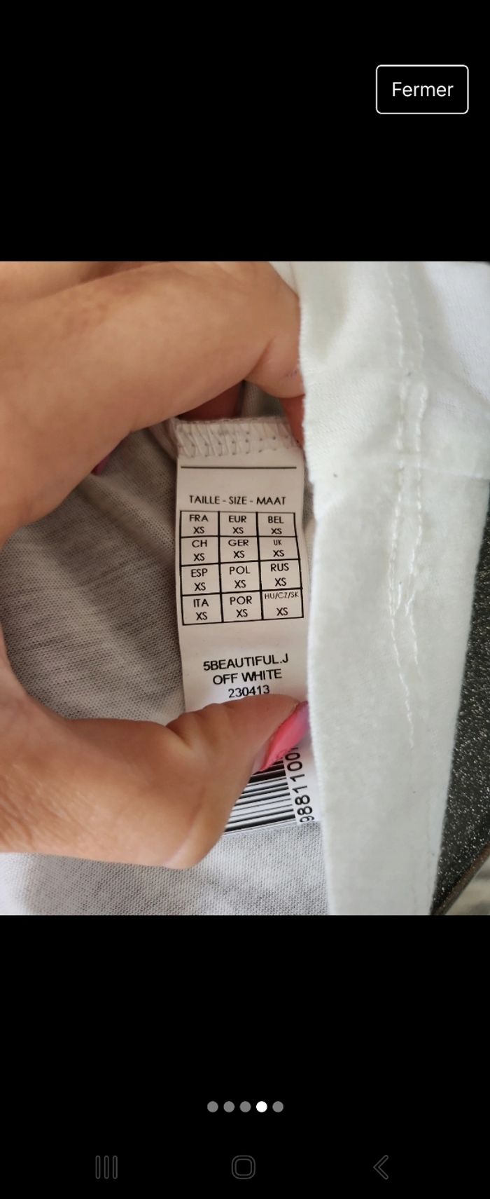 Débardeur blanc Mim - photo numéro 4