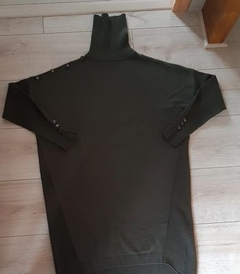 Robe pull femme manches 3/4 taille 1