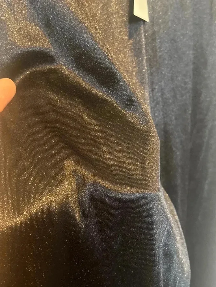 Leggings noir pailletée taille 48neuf avec étiquette - photo numéro 3