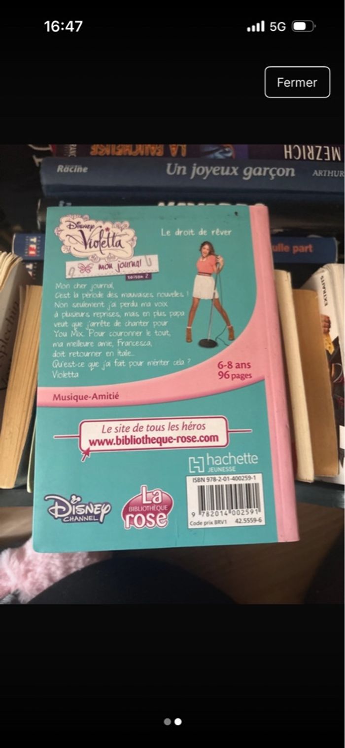 Livre violetta - photo numéro 2