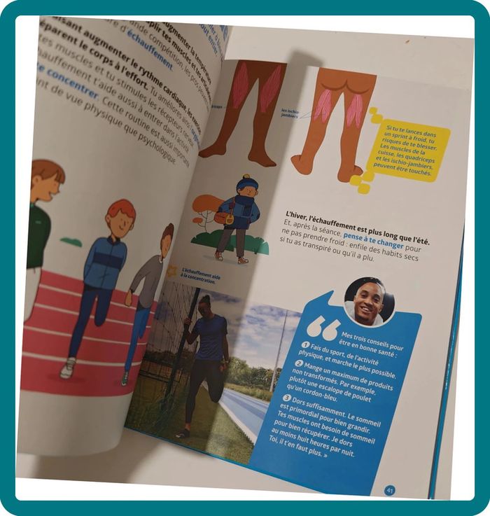 Livre “Je fais de l’Athlétisme avec Pascal Martinot-Lagarde” Guide illustré pour enfants, athlétisme - photo numéro 2
