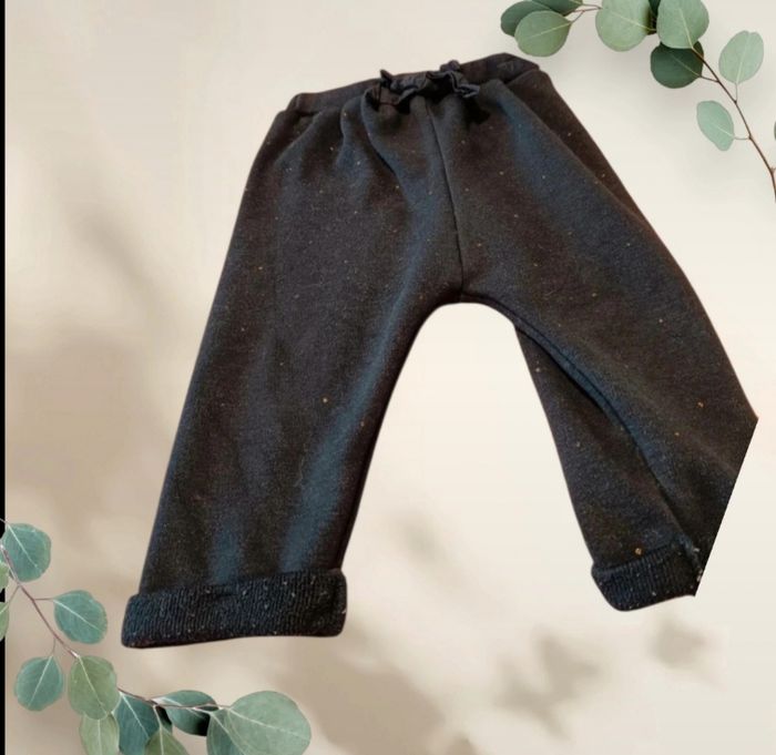 Pantalon/Legging Bébé Fille 6 Mois - KIABI Noir Mouchetée