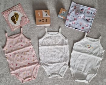 Lot de 3 bodies bretelles fruits - 12M - Bout'chou (BE)
