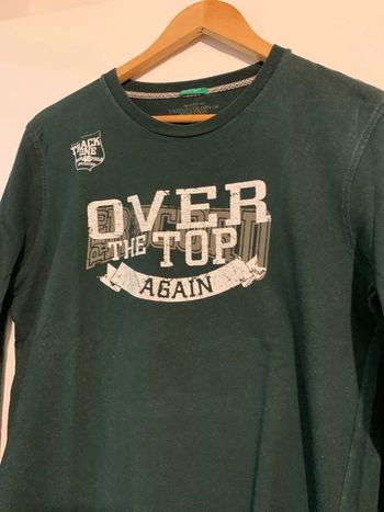 T-shirt manches longues vert foncé