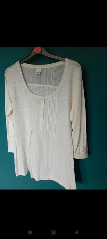 Tee shirt écru