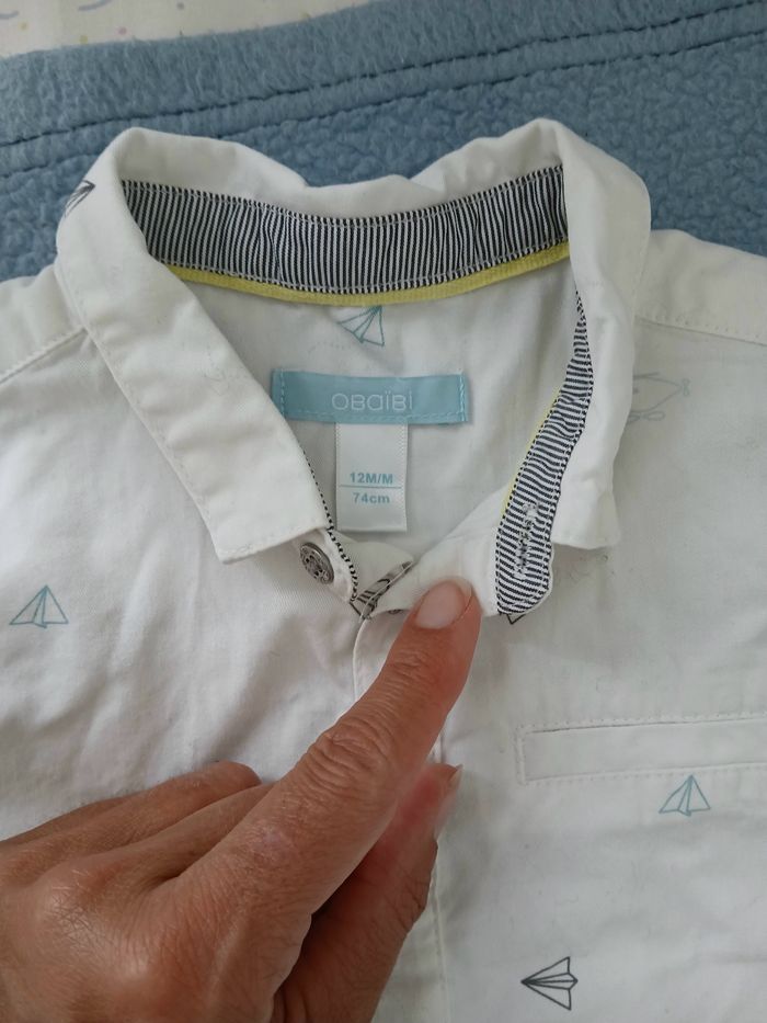 Chemise Obaibi taille 12 mois - photo numéro 2