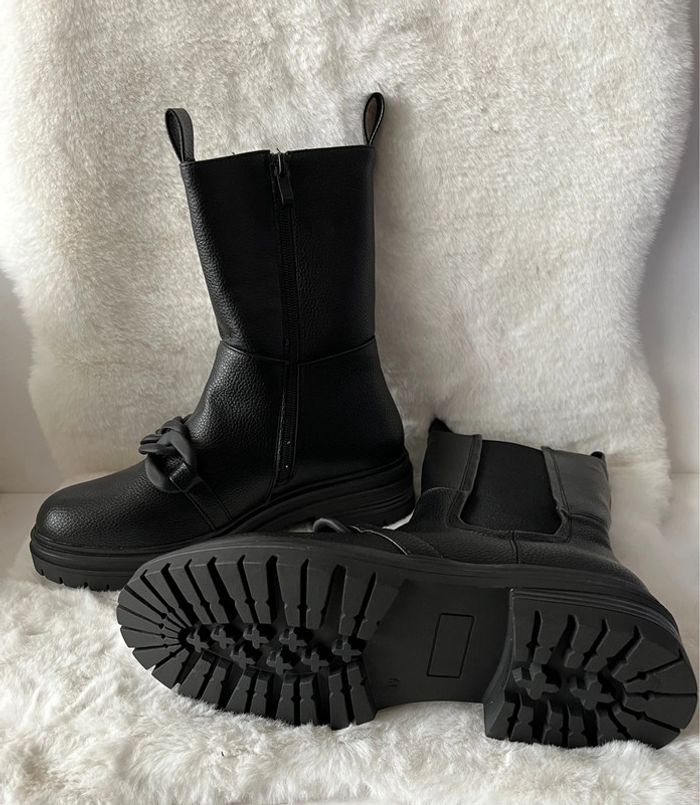 Bottines noires oxmox 39 - photo numéro 4