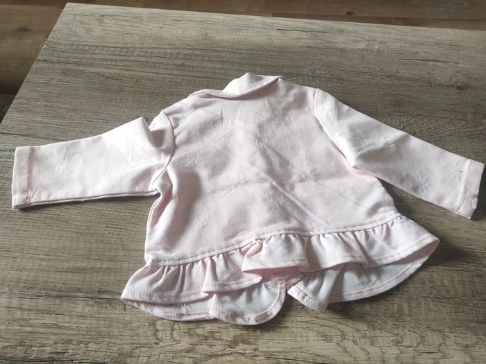 Veste jean rose bébé - photo numéro 3