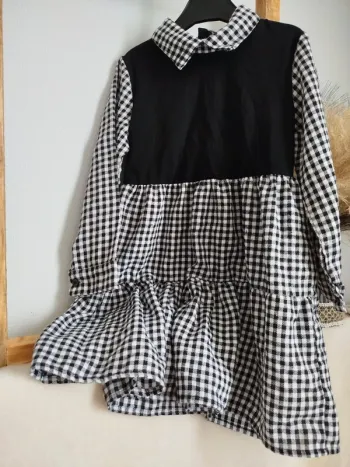 Robe à carreaux Shein 6 ans