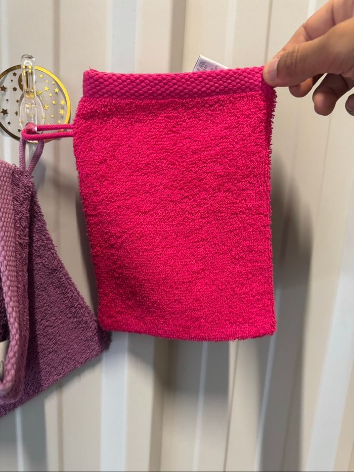 Lot de 3 Gants de Toilette 100% Coton Portugais - Couleurs Vives & Douceur Max - photo numéro 6