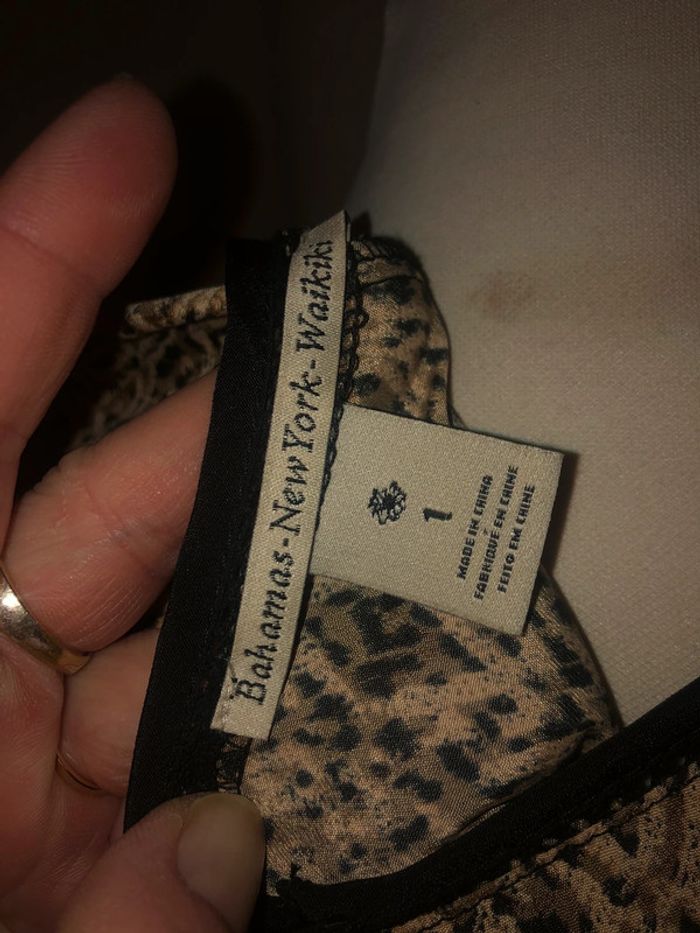 Robe mini Maison Scotch (beige), M / 38 / 10 - photo numéro 4