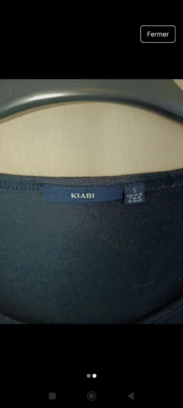 Robe marine Kiabi taille S - photo numéro 2